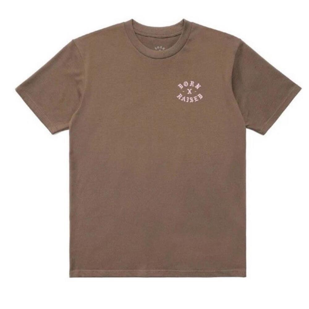 Born x Raised Rocker Tee: Walnut / Pink, Size X-Large - Picture 4 of 11